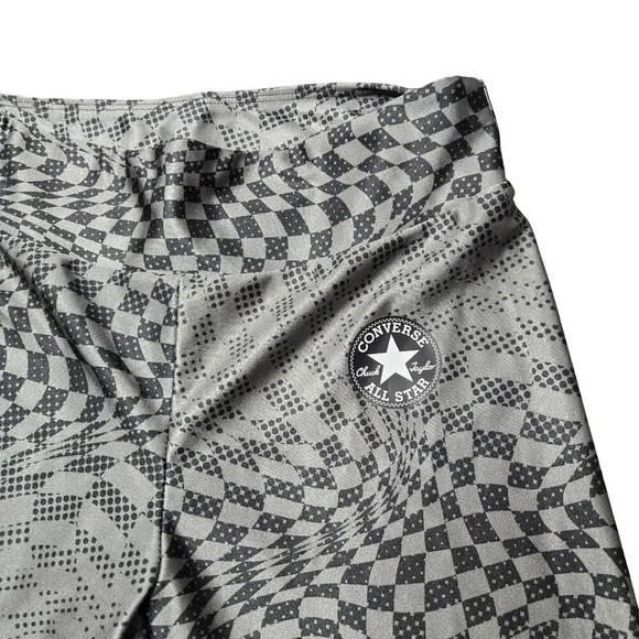 Converse Girl's Checkered Gray Leggings - Picture 2 of 5